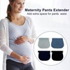 DSLSQD 4 Pieces Maternity Pants Extender Adjustable Pregnancy Pants Extender