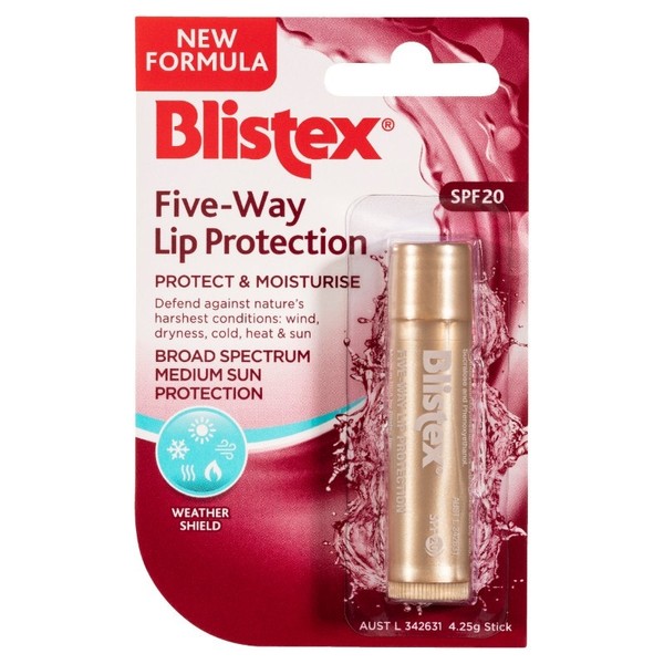 Blistex Lip Balm 5 Way Lip Protection SPF 20 4.25g