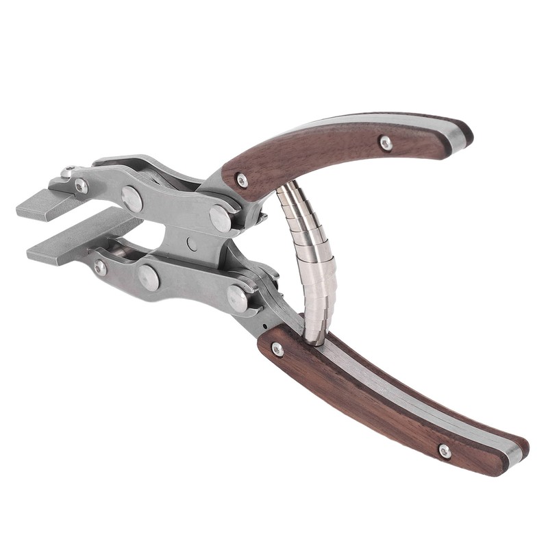 Flat Pliers Wooden Handle Alloy Steel Mouth 38mm Jaw Width