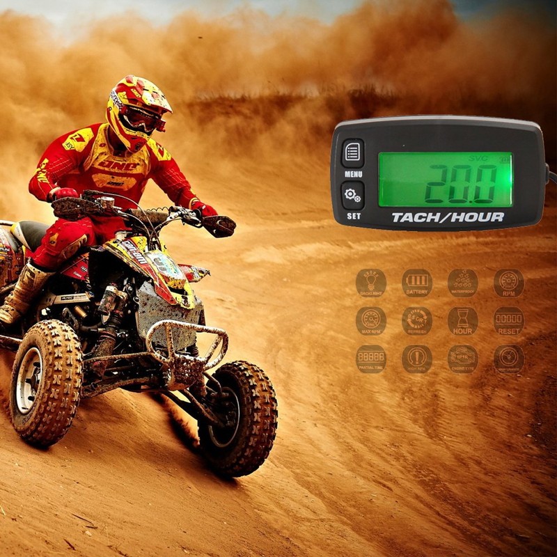 Digital Tachometer, Digital Backlight Hour Meter, Tachometer, Forklift Truck for