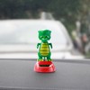 YGMONER Dinosaurs Waving Arms Car Dashboard Dancer Cartoon Style Solar