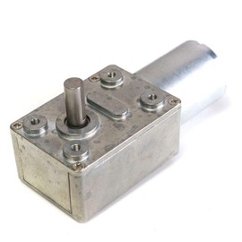 2X GW370 12V 6Rpm Reversible High Worm Geared Motor Torque Turbo DC Motor 35A