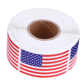 TEHAUX Pride Stickers 500pcs Star Flag Stickers Easy Peel Stick for 4th of July National Day Decorations