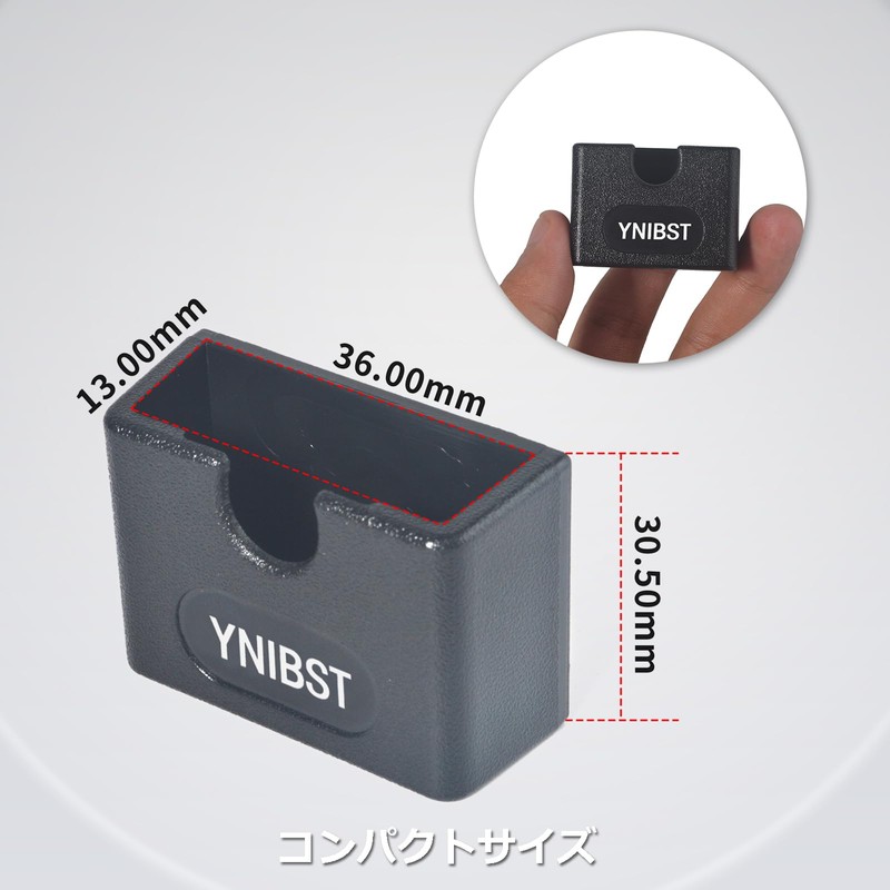 YNIBST Multifunctional Radio Holder with Mic Hanger, Double Sided Tape