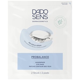DADO SENS Probalance Eye Pads 2 x 4 Pieces - For Sensitive, Allergy-Prone Skin, Soothes Sensitive Skin, Reduces Swelling, Redness & Dark Circles, With Hyaluronic Acid, Vegan