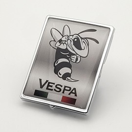 Cascade Emblem Compatible with Vespa and Piaggio 3D Sticker Gel GT GTS GTV LX LXV S 946 Scooter Logo VE-048
