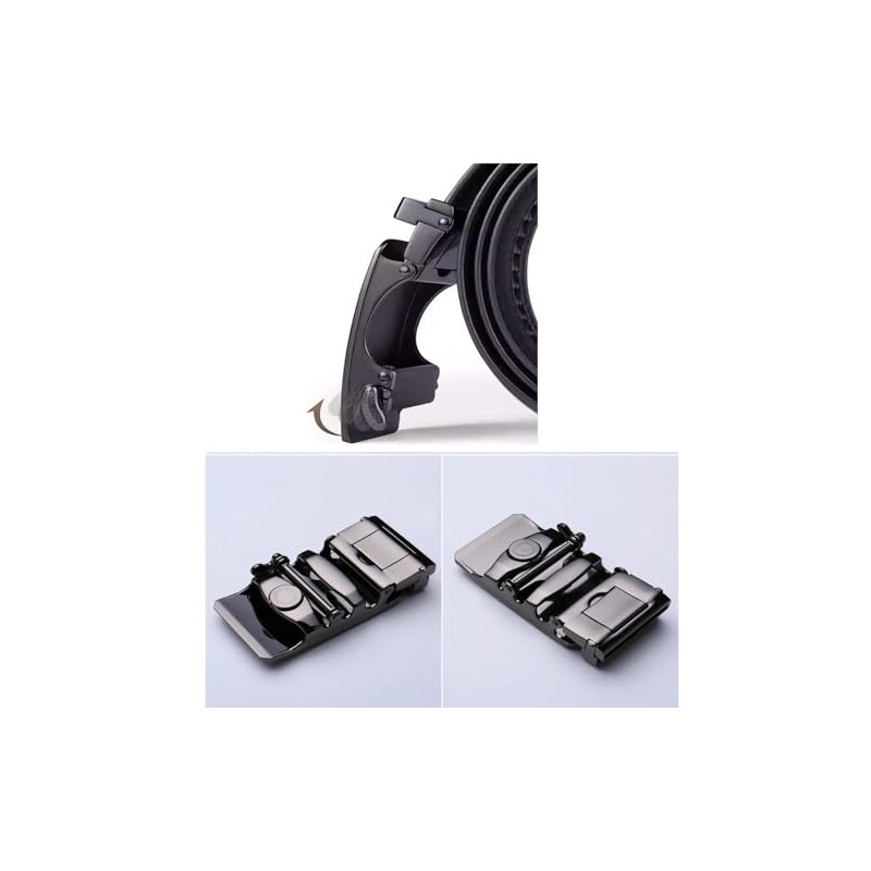 Glamexx24 Belt Buckle Men's Belt Replacement Buckle Ratchet Automatic Belt