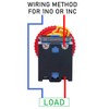 TWTADE / 22mm 1 NC 1 NO Red Mushroom Latching