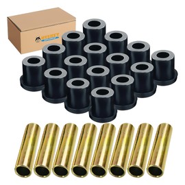 Huskey Club Car DS Golf Cart Front & Rear Leaf Spring Bushing Kit for 1981-Up Models, Replaces OEM Sleeve Part No#: 1012303 and Bushing Part No#: 1015583