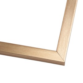 Poster Palooza Metallic Gold Bronze Finish Collage Frame - White Mat, Holds Three 5x7 Photos, UV Resistant Acrylic, Wall Hanging Hardware, Wall Display, Home Decor