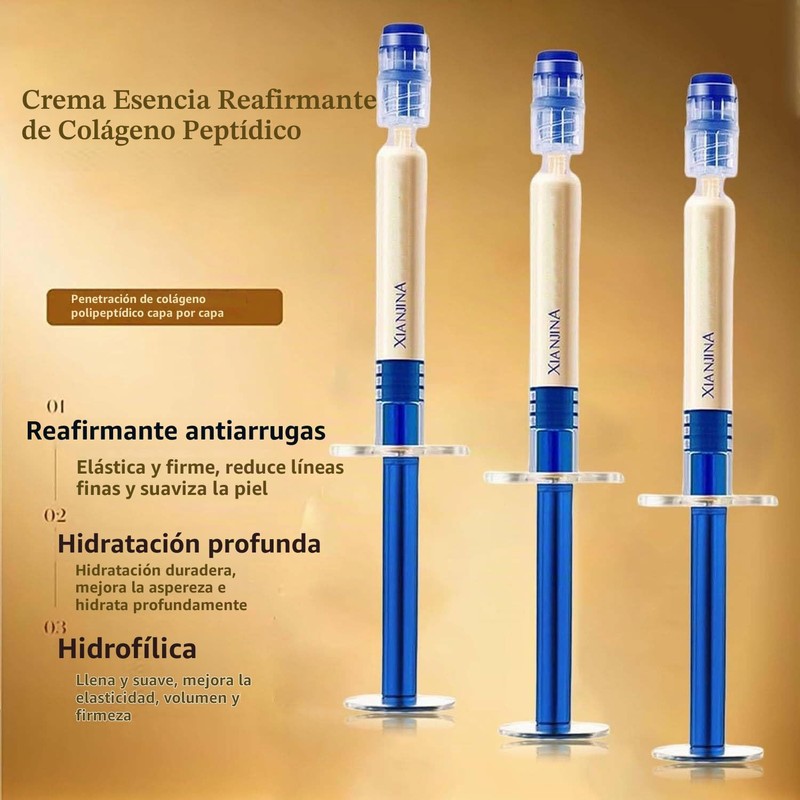6Pcs Xianjina Collagen Firming Essence Cream,Micro-Molecular Collagen Anti-Wrinkle Lotion,Moistening Firming