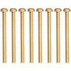 SCUD Humbucker Mounting Screws, Inch Size, 8P Gold W-HPG