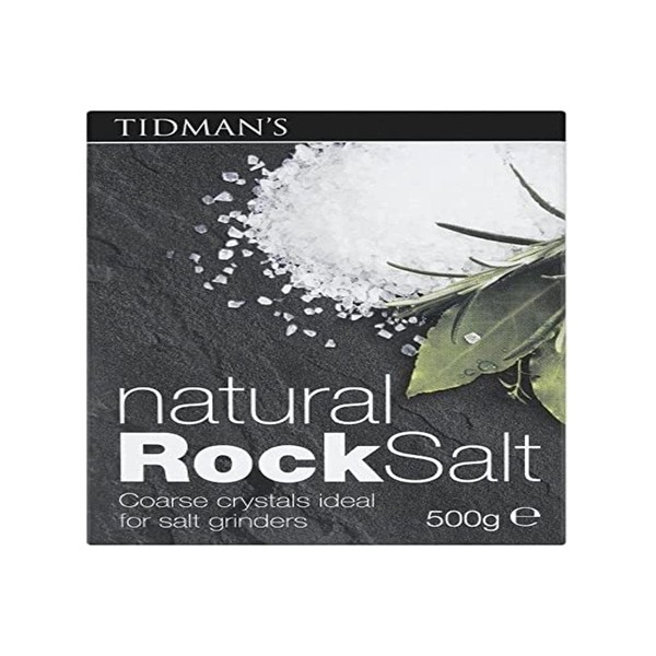 Tidman's Natural Rock Salt | Coarse Crystals | Natural Seasoning