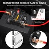 DaierTek 50 Amp Circuit Breaker 2-Pack with Transparent Cover Waterproof