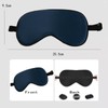 Eye Mask Blindfold with Elastic Strap/Headband, Soft Eye Cover Eyeshade