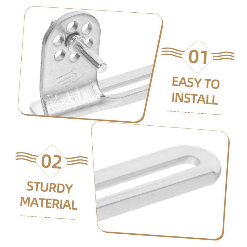 jojofuny Replacement Hinges for Refrigerator Freezer Hinge Set Galvanized Steel