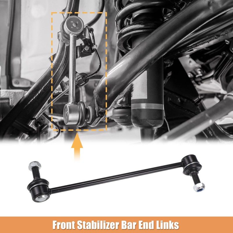 QUARKZMAN 2 Piece Front Stabiliser Coupling Rod Set for Fiat