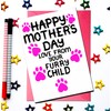 Mother's Day Card From Furry Child, Dog, Cat Mothers Day