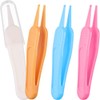Onwon 4 Pieces Nose Cleaning Tweezers Safe and Effective Clip