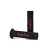 domino(ドミノ) ハンドルバーグリップ レースタイプ(TZグリップ) 126mm サーモプラスチックゴム ブラックXレッド A01041C4240