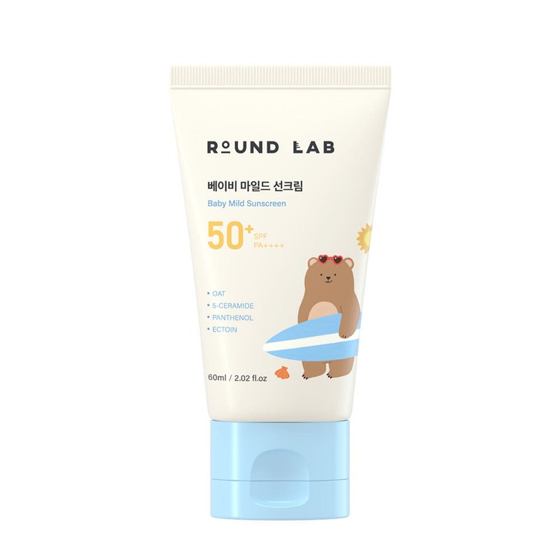 roundlab 라운드랩 베이비 마일드 선크림 60ml (SPF 50+ PA++++)