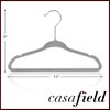 Casafield 50 Velvet Baby Hangers - 11" Size for Infant
