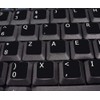 DVORAK RIGHT-HANDED NON-TRANSPARENT KEYBOARD STICKERS ON BLACK BACKGROUND FOR DESKTOP,