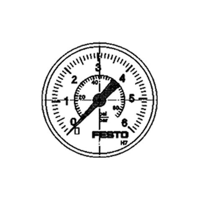Festo MAP-40-6-1/8-EN Precision Pressure Gauge, 0 ... 6 bar