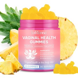 ADSBJUX Vaginal probiotics Pineapple Gummies for Women ph–Slippery elm Feminine Balance Gummies,ph Balance probiotics for Women Feminine Care