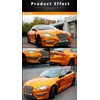 ATMOMO Chrome Mirror Orange Car Vinyl Wrap High Gloss Self-Adhesive