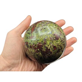 jewels LARGE Crystal Sphere Dragon Blood Sphere Dragon Bloodstone Sphere Green & Red crystal sphere Ball Healing Gemstone