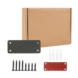 Rubber Coated Magnetic Gun Mount for Handguns Airguns Rifle and in Car Wall Bedside and Office