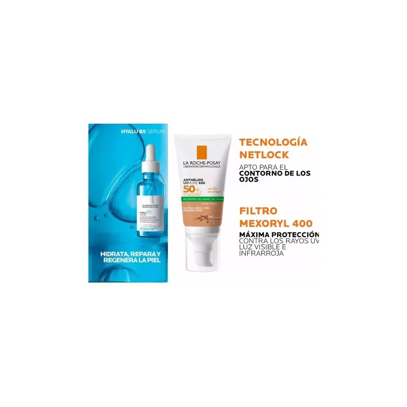 Kit Sérum Hyalu B5 + Protector Solar Anthelios Uvmune 400