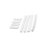 Partuto 8pcs White Plastic Car Body Door Side Edge Anti-collision