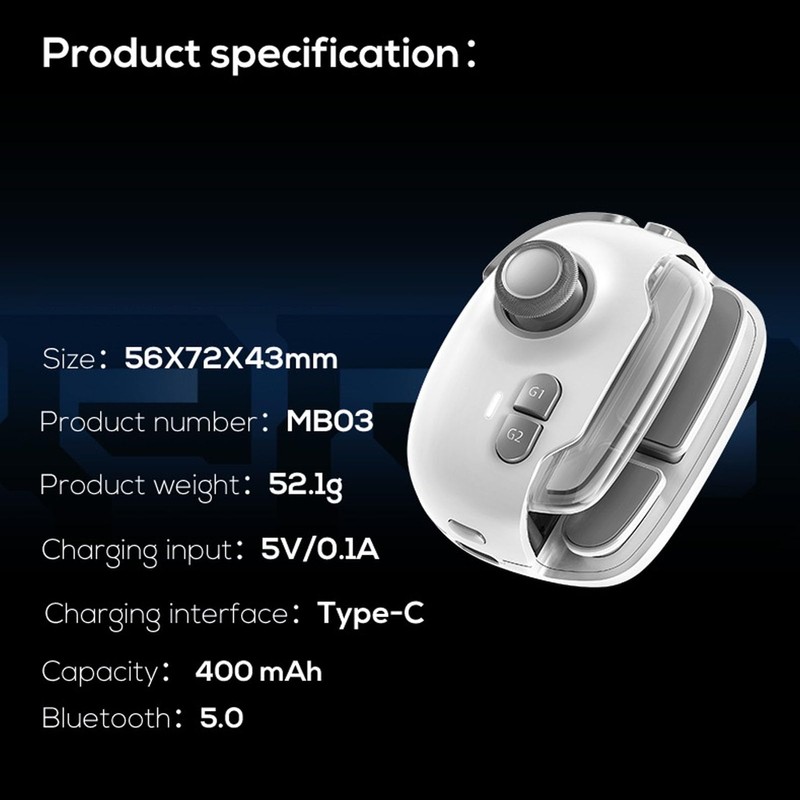 MENDUNER Bluetooth Mobile Game Controller, Mobile Game Trigger, Smartphone Gaming