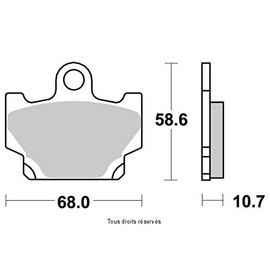 Vesrah Brake Pad for Yamaha 650 XJ Turbo 1982 to 1983 AVG/AVD