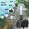 NFESOLAR 880GPH Submersible Pump, 60W Ultra Quiet Submersible Water Pump