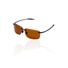 Valeria Lightweight Sunglasses, High End 0.4 oz (13 g), Ultra Lightweight, Polarized Lenses, Hard Case Included, Sports & Outdoor Activities, Polarized Sunglasses, UV Protection, Braun