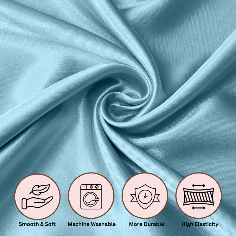 ColourNest Satin Pillowcase Set for Hair and Skin - 2