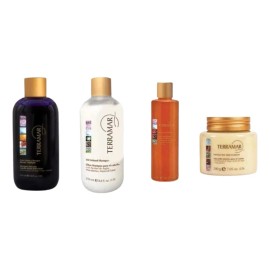 Matizador+oleo Shampo+protector Sol Y Calor+mascarilla 4pzas