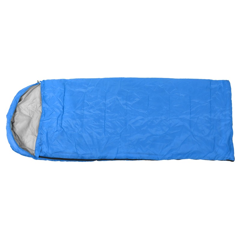 Adult Outdoor Envelope Sleeping Bag with Hood Waterproof for Camping