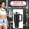 BRENTWOOD GEOJUG CMB-1200BK 40-Oz. Insulated Stainless Steel Tumbler Cup with