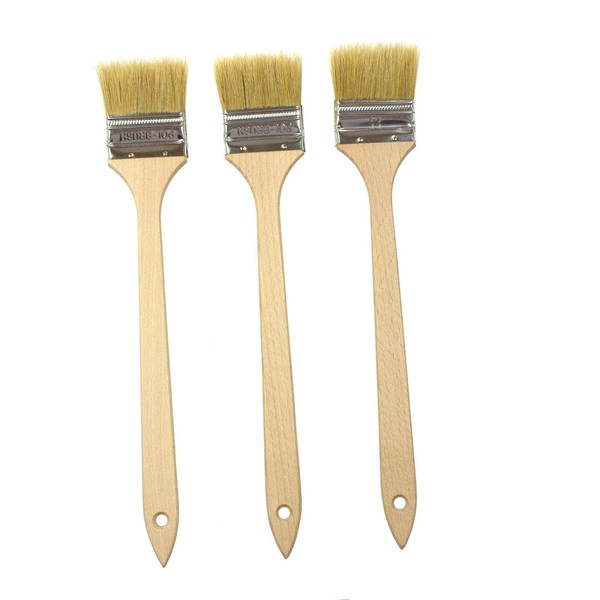 POL-BRUSH Radiator Paint Brush 3pcs - Set of Long Handled
