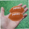 KONTONTY 40Pcs Mini Rugby Squeeze Toys Small Balls for Anxiety