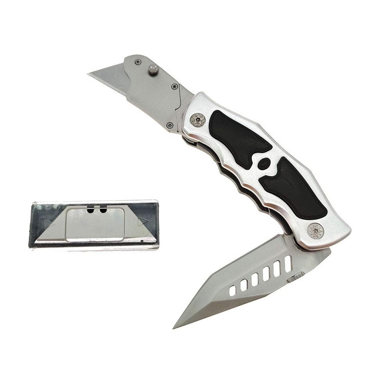 Teng Lang Heavy Duty Folding Utility Knife Dual Blades/Box Cutter/Professional