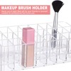 Healeved Acrylic Lipstick Holder with Slots Transparent Cosmetic Organizer for