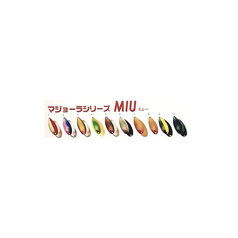 フォレスト(FOREST) ルアー マジョーラシリーズMIU 2.2g No.01 スプーン