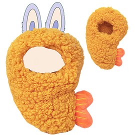 Vavious Clothes for 17cm Doll (NO Doll) One-Piece Cute Stylish Toys Jumpsuit Accessories for Have a Seat Series Dolls Tempura Fried Shrimp Adorable Costume Suit (Orange Style 5)