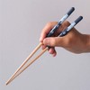 Minoru Pottery Chopsticks 9.1 inches (23.0 cm), White Bear, Navy,