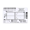 1Pc ECG 7 Step Ruler, ECG 7 Step Ruler for
